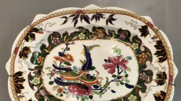 LARGE MASONS IRONSTONE SERVING PLATTER