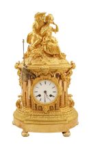 19TH-CENTURY FRENCH ORMOLU MANTEL CLOCK