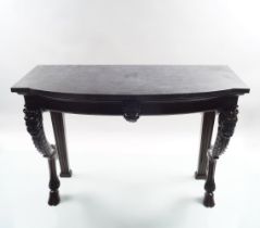 19TH-CENTURY MAHOGANY CONSOLE TABLE