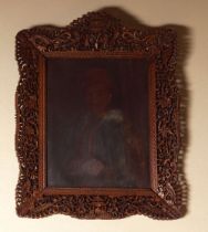 CHINESE QING CARVED FRAME