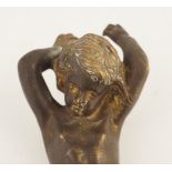 19TH-CENTURY BRONZE PUTTO