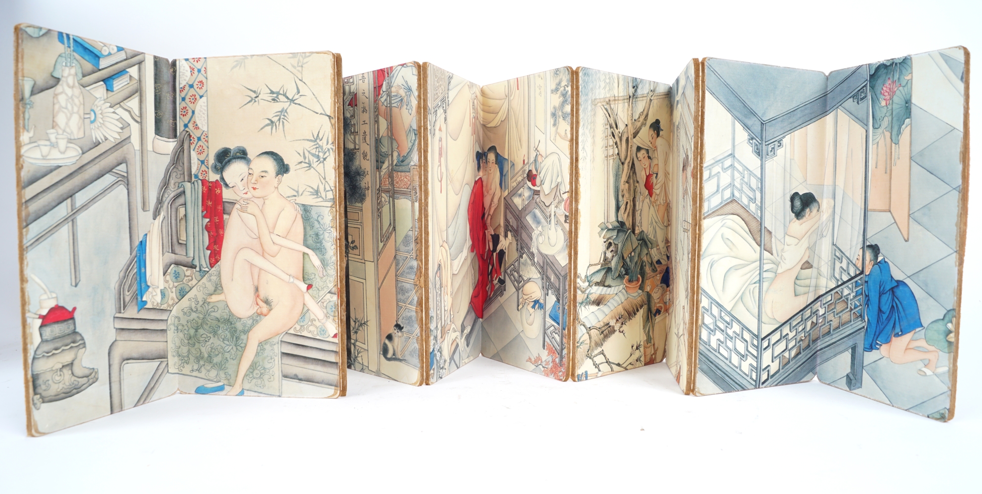CHINESE ACCORDION BOOK OF PRINTS