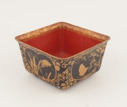 JAPANESE MEIJI LACQUERED BOWL