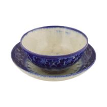 19TH-CENTURY PERSIAN CERAMIC CUP AND PLATE