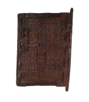 DOGON CARVED WOOD PANEL