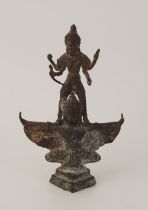 CAMBODIAN BRONZE STATUETTE