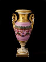 FRENCH EMPIRE PERIOD PORCELAIN VASE