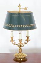 19TH-CENTURY BOUILLOTTE TOLEWARE TABLE LAMP