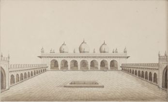 19TH-CENTURY INDIAN ARCHITECTURAL DRAWING