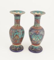 PAIR 19TH-CENTURY JAPANESE VASES