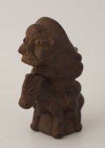 20TH-CENTURY AFRICAN TERRACOTTA FIGURE