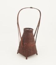 JAPANESE BAMBOO FLOWER BASKET