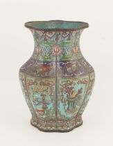 19TH-CENTURY CHINESE CLOISONNE VASE