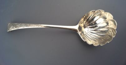 DUBLIN SILVER SAUCE LADLE