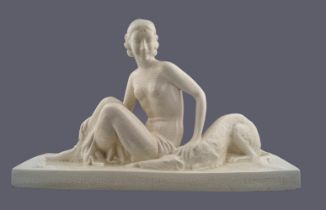 CHARLES LEMANCEAU (1905-1980) FAIENCE SCULPTURE