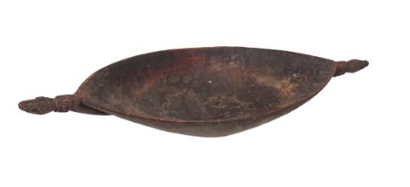 19TH-CENTURY SEPIK CULTURE WOODEN BOWL