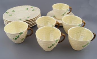 18 PIECE BELLEEK CHINA TEA SET