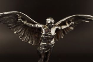 CHROME ICARUS CAR MASCOT