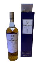 MACALLAN FINE OAK 18 YEAR OLD SINGLE MALT WHISKEY