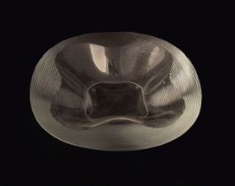 LALIQUE GLASS POLYLOBED BOWL