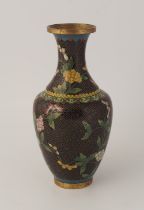 19TH-CENTURY JAPANESE CLOISONNE ENAMELLED VASE