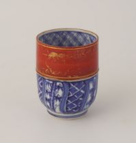 JAPANESE BLUE AND WHITE CUP