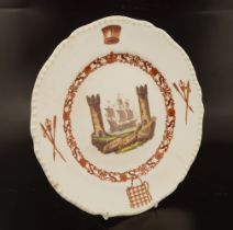 EARLY 19TH-CENTURY CORK PLATE