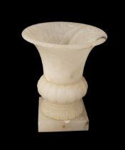 19TH-CENTURY ALABASTER MEDICI VASE