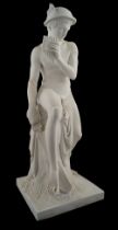 A ROYAL COPENHAGEN PARIAN FIGURE OF MERCURY