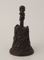 19TH-CENTURY FRENCH BRONZE BELL