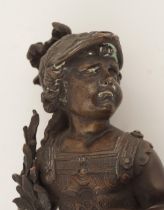 19TH-CENTURY BRONZE PUTTO