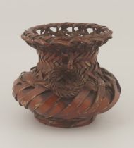 JAPANESE WICKERWORK BASKET