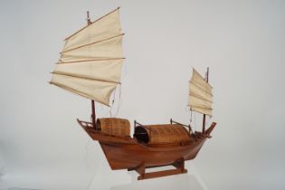 CHINESE MODEL OF A JUNK