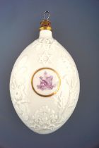 1ST PERIOD BELLEEK JEWISH CIRCUMCISION FLASK