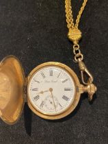 14 CT. GOLD LOUISE GRISEL DRESS POCKET WATCH