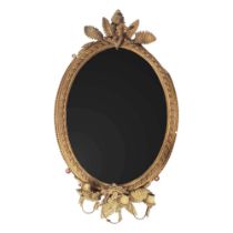 19TH-CENTURY GILT FRAMED MIRROR