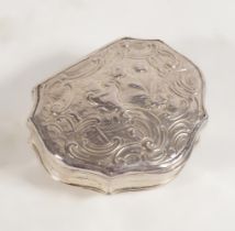 18TH-CENTURY SILVER VANITY BOX