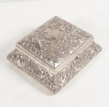 LARGE SILVER JEWELLERY BOX