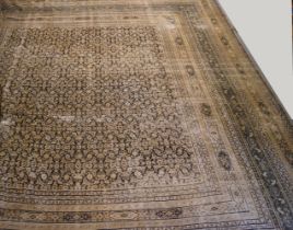 LARGE ANTIQUE PERSIAN CARPET