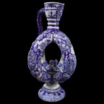 19TH-CENTURY SALT GLAZED WESTERWALD EWER