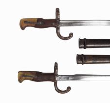 2 FRENCH GRAS SWORD BAYONETS