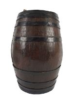 SMALL 19TH-CENTURY WHISKEY BARREL