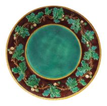 LARGE 19TH-CENTURY MAJOLICA CHARGER