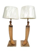 PAIR NOVEL TABLE LAMPS