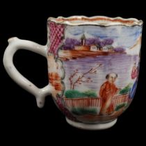 18TH-CENTURY CHINESE FAMILLE ROSE CUP