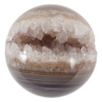 AGATE QUARTZ GEODE SPHERE