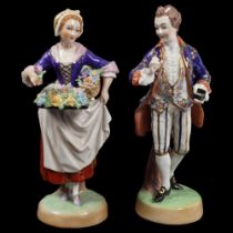 PAIR DRESDEN FIGURES