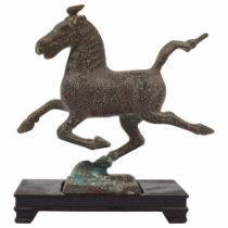 ARCHAISTIC BRONZE HORSE