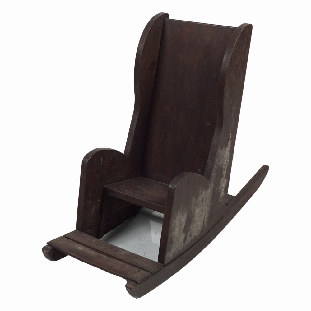 IRISH VERNACULAR CHILD'S ROCKING CHAIR