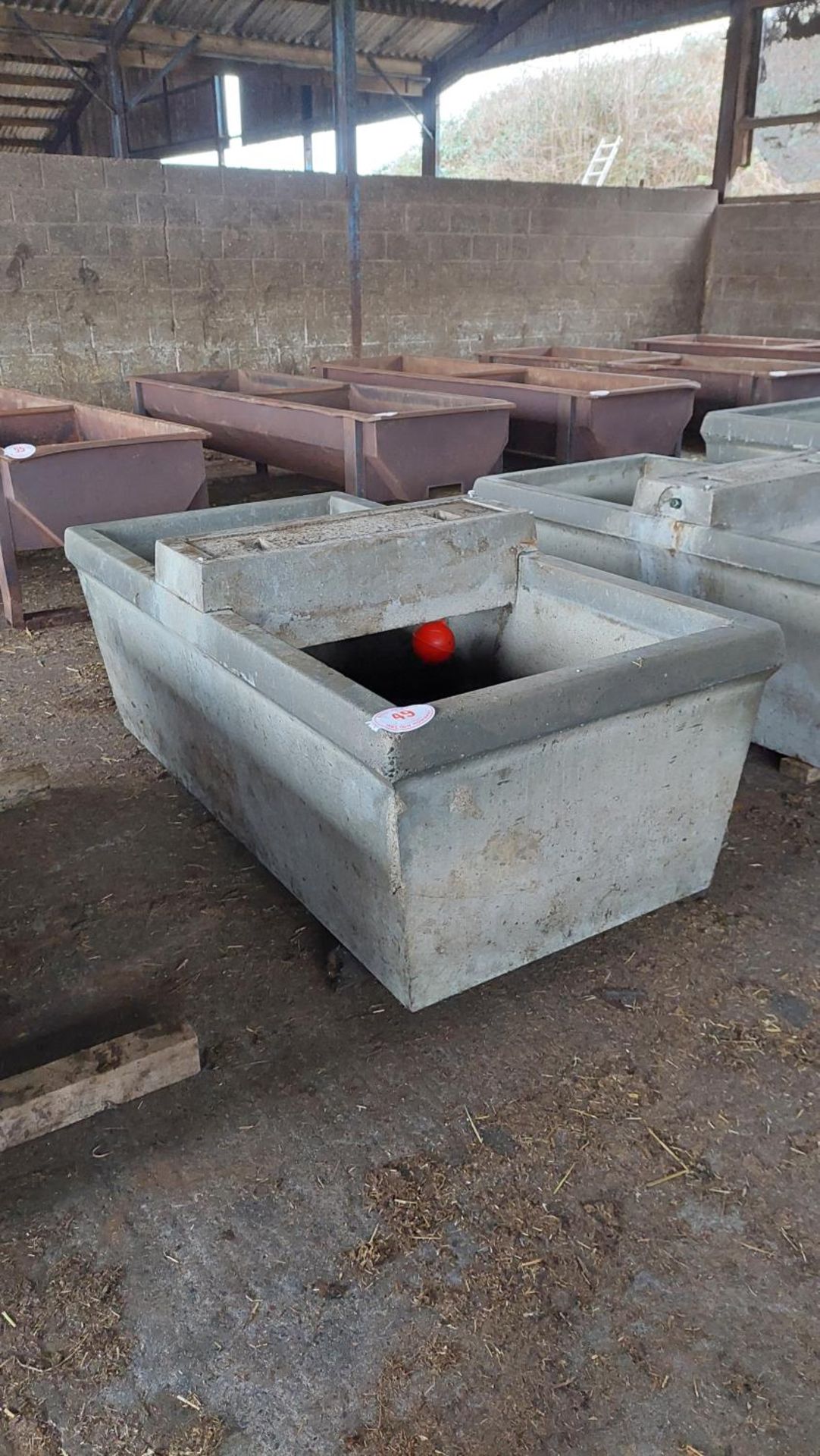 6ft Concrete water trough